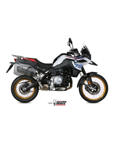 Silencieux MIVV Suono inox/casquette carbone BMW F850GS Silencieux MIVV Suono inox/casquette carbone BMW F850GS