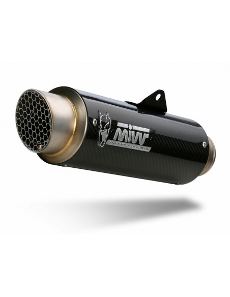 Silencieux MIVV GP Pro Carbon/casquette inox Kawasaki Ninja 400 Silencieux MIVV GP Pro Carbon/casquette inox Kawasaki Ninja 400