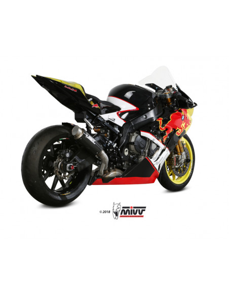 Silencieux MIVV GP Pro carbone/casquette inox BMW S1000RR