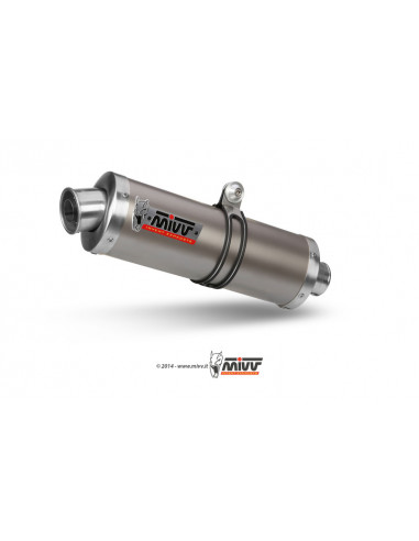 Silencieux MIVV Oval Classic titane Suzuki SV650