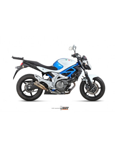 Silencieux MIVV double Gun full titane Suzuki Gladius SFV 650 Silencieux MIVV double Gun full titane Suzuki Gladius SFV 650