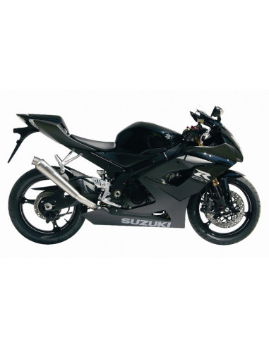 Silencieux MIVV X-Cone inox brossé Suzuki GSX-R1000