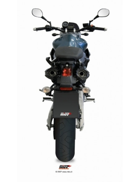 Silencieux double MIVV Suono inox/casquette carbone Yamaha MT-03 Silencieux double MIVV Suono inox/casquette carbone Yamaha MT-03