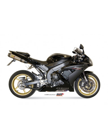 Silencieux double MIVV Suono inox/casquette carbone Yamaha YZF-R1 Silencieux double MIVV Suono inox/casquette carbone Yamaha YZF-R1