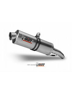 Silencieux double MIVV Oval Classic inox Kawasaki Z1000