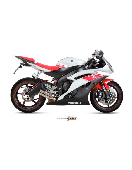 Silencieux MIVV Double Gun full titane Yamaha YZF-R6 Silencieux MIVV Double Gun full titane Yamaha YZF-R6