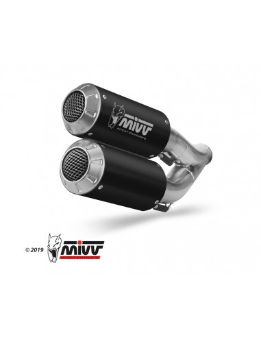 Silencieux double MIVV MK3 Steel Black/casquette inox KTM 1290 Superduke Silencieux double MIVV MK3 Steel Black/casquette inox KTM 1290 Superduke