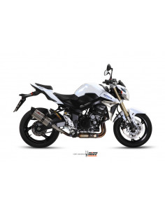 Silencieux MIVV Suono inox/casquette carbone Suzuki GSR 750 2