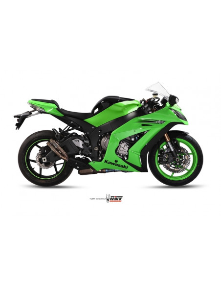 Silencieux MIVV double Gun full titane Kawasaki ZX10R