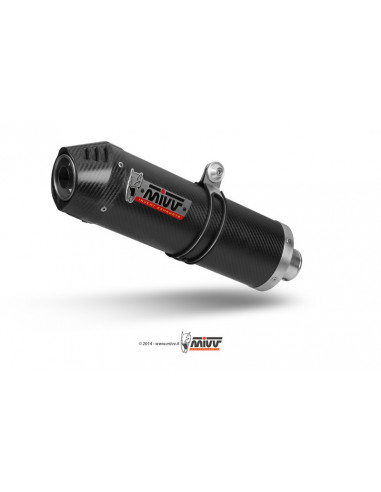 Silencieux MIVV Oval Carbon Cap carbone BMW F800R Silencieux MIVV Oval Carbon Cap carbone BMW F800R