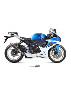 Silencieux MIVV GP carbone Suzuki GSX-R600/GSX-R750 2
