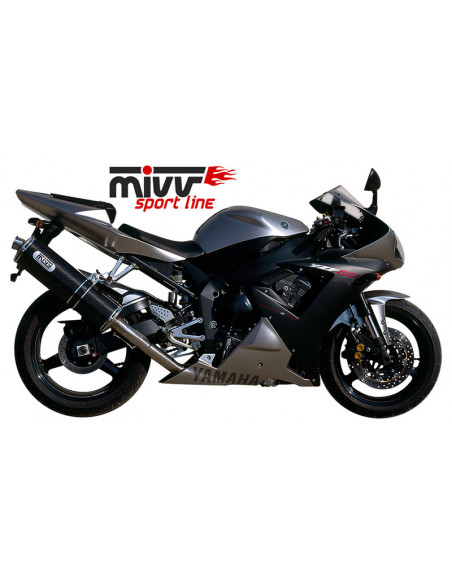 Silencieux MIVV Oval Classic carbone Yamaha YZF-R1 Silencieux MIVV Oval Classic carbone Yamaha YZF-R1