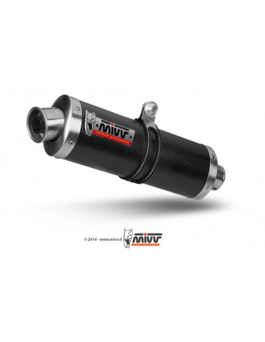 Silencieux MIVV Oval Classic carbone Yamaha YZF-R1 Silencieux MIVV Oval Classic carbone Yamaha YZF-R1