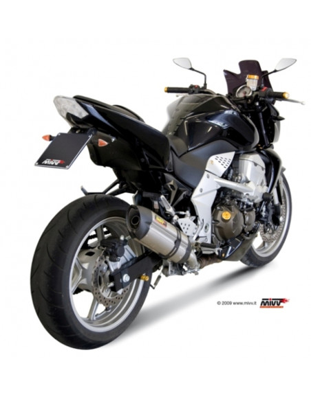 Silencieux MIVV Suono inox/casquette carbone Kawasaki Z750 Silencieux MIVV Suono inox/casquette carbone Kawasaki Z750