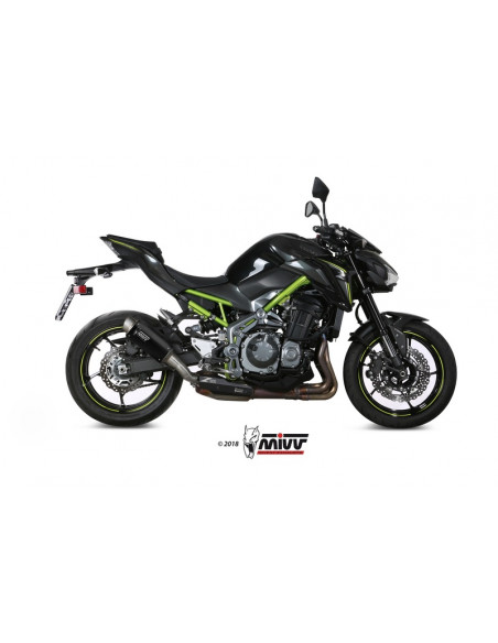 Silencieux MIVV GP-Pro Steel Black/casquette inox Kawasaki Z900 Silencieux MIVV GP-Pro Steel Black/casquette inox Kawasaki Z900