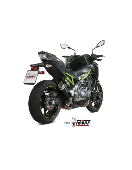 Silencieux MIVV GP-Pro Steel Black/casquette inox Kawasaki Z900 Silencieux MIVV GP-Pro Steel Black/casquette inox Kawasaki Z900