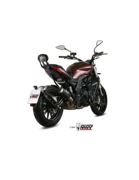 Silencieux MIVV MK3 carbone/casquette inox Benelli 502C Silencieux MIVV MK3 carbone/casquette inox Benelli 502C