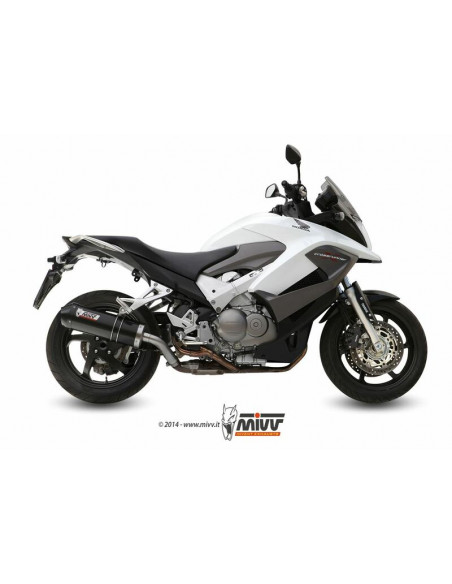 Silencieux MIVV Oval Carbon Cap carbone Honda VFR800 Crossrunner Silencieux MIVV Oval Carbon Cap carbone Honda VFR800 Crossrunner