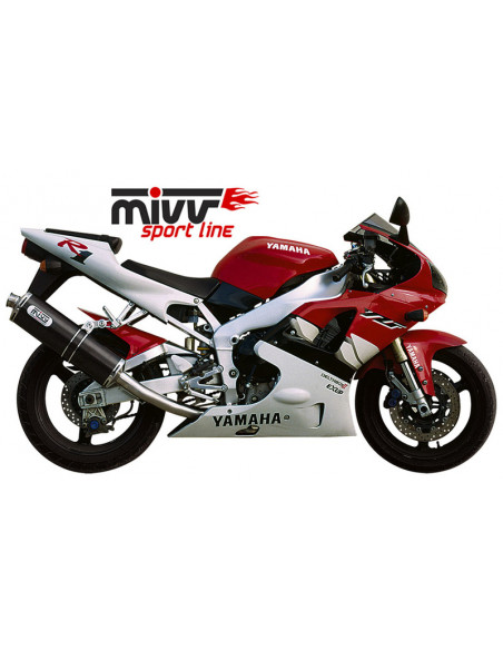 Silencieux MIVV Oval Classic carbone Yamaha YZF-R1 Silencieux MIVV Oval Classic carbone Yamaha YZF-R1