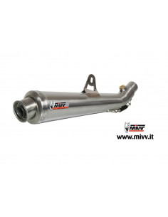 Silencieux double MIVV X-Cone inox Ducati Monster
