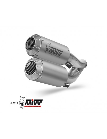 Silencieux MIVV MK3 inox/casquette inox Honda CB1000R Silencieux MIVV MK3 inox/casquette inox Honda CB1000R