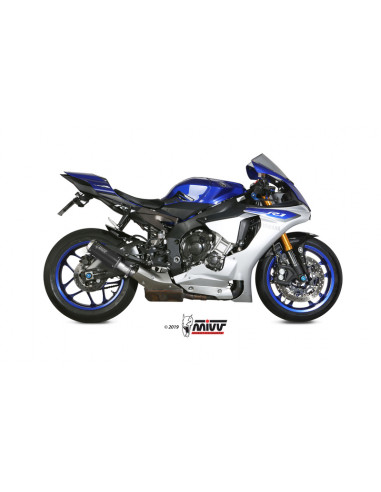 Silencieux MIVV MK3 Carbon/casquette inox Yamaha R1 Silencieux MIVV MK3 Carbon/casquette inox Yamaha R1