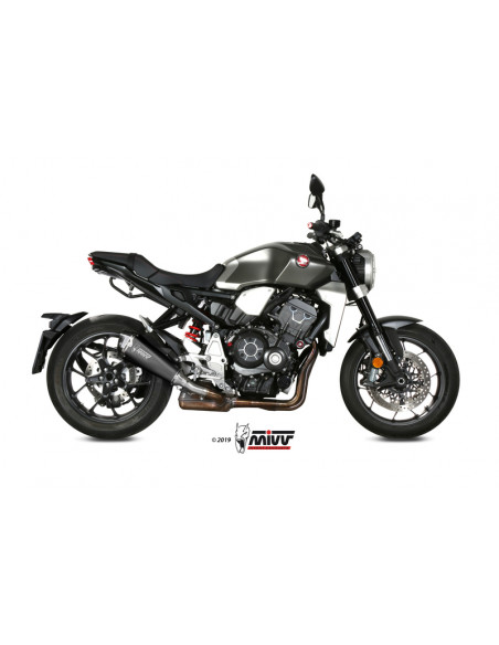 Silencieux MIVV Delta Race Steel Black/casquette carbone Honda CB1000R Silencieux MIVV Delta Race Steel Black/casquette carbone Honda CB1000R