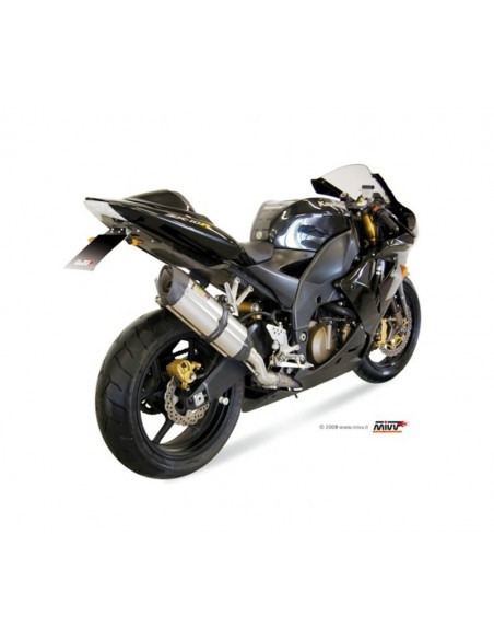 Silencieux MIVV Suono inox/casquette carbone Kawasaki ZX10R Silencieux MIVV Suono inox/casquette carbone Kawasaki ZX10R