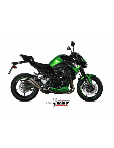 Silencieux MIVV Double Gun Full titane Kawasaki Z900 Silencieux MIVV Double Gun Full titane Kawasaki Z900