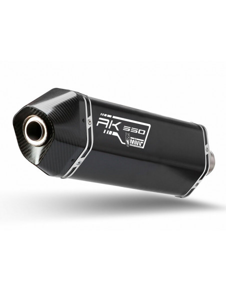 Silencieux MIVV Speed Edge Black inox noir/casquette carbone Kymco AK 550 Silencieux MIVV Speed Edge Black inox noir/casquette carbone Kymco AK 550