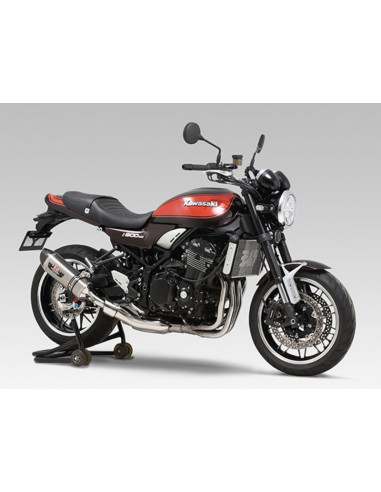 Silencieux YOSHIMURA R-77S inox/casquette carbone Kawasaki Z900RS/Cafe