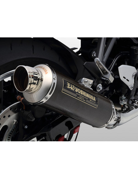 Silencieux YOSHIMURA Brevis Street Sports inox titanium bleu/casquette inox Kawasaki Z900RS
