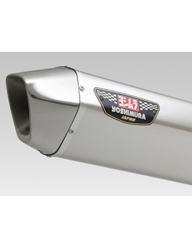 Silencieux YOSHIMURA Hepta Force inox/casquette inox BMW R1200GS