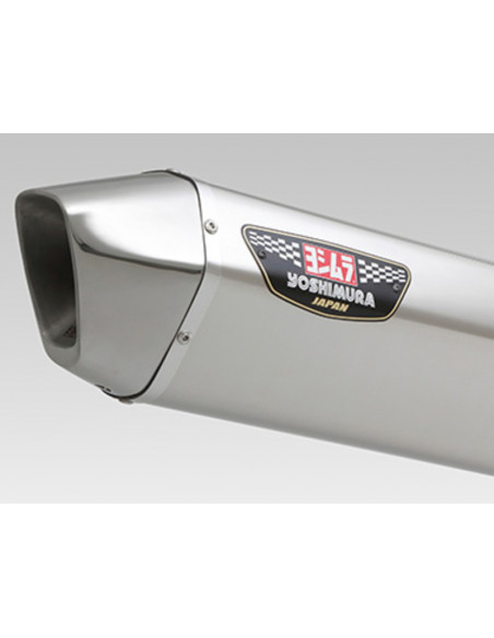 Silencieux YOSHIMURA Hepta Force inox/casquette inox BMW R1200GS