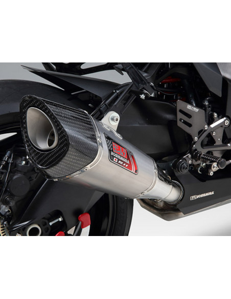 Silencieux YOSHIMURA R-11SQ finition satin/casquette carbone Suzuki Katana