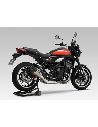 Silencieux YOSHIMURA R-11 inox metal magic/casquette carbone Kawasaki Z900RS