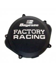 Couvercle de carter d'embrayage BOYESEN Factory Racing noir Kawasaki KX250F