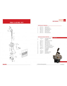 Carburateur DELL ORTO PHVA ED Ø17,5mm 2
