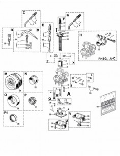 Carburateur DELL ORTO PHBG DS Ø21mm 2