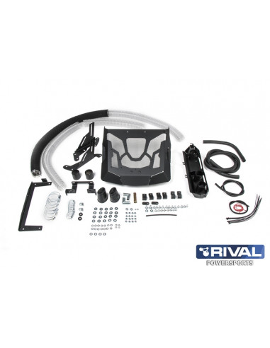 Kit relocalisation radiateur + snorkel RIVAL - aluminium CF Moto CForce 800/1000