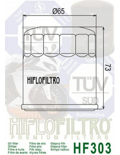 Filtre à huile HIFLOFILTRO Racing - HF303RC 2