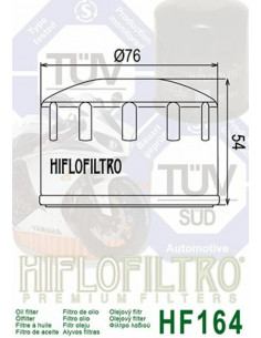 Filtre à huile HIFLOFILTRO - HF164 2