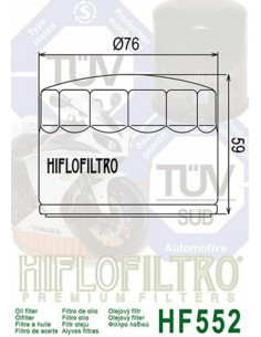 Filtre à huile HIFLOFILTRO - HF552 2