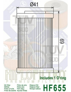 Filtre à huile HIFLOFILTRO - HF655 2