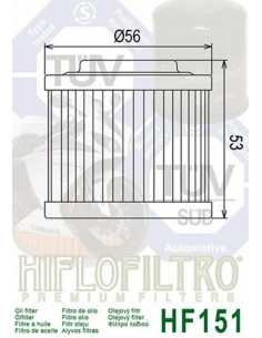 Filtre à huile HIFLOFILTRO - HF151 2