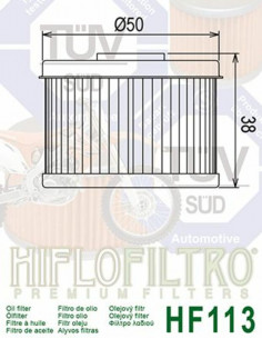Filtre à huile HIFLOFILTRO - HF114 Honda 2