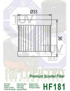 Filtre à huile HIFLOFILTRO - HF181 2