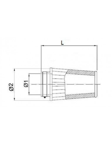 Filtre à air BMC conique Ø32mm - FMSA32-63
