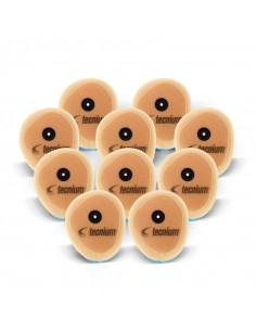 Kit de 10 filtres à air TECNIUM - Kawasaki KX250F/450F