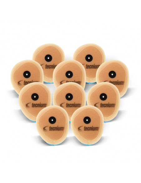 Kit de 10 filtres à air TECNIUM - Kawasaki KX250F/450F Kit de 10 filtres à air TECNIUM - Kawasaki KX250F/450F